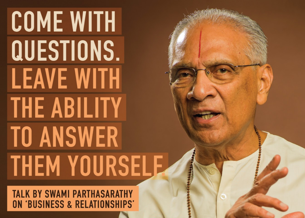 Vedanta Institute London celebrates Swami Parthasarathy's 90th Birthday