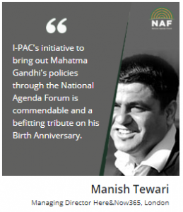 MD Manish Tiwari's thoughts on I-PAC's initiative