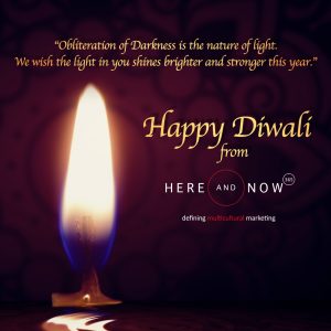 Diwali wishes from Here and Now 365