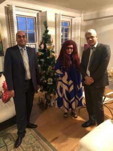 Shahnaz Husain with our MD Manish Tiwari