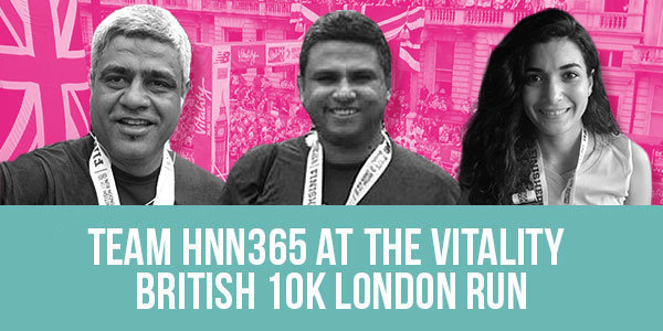 Team HNN365 at the Vitality British 10K London Run