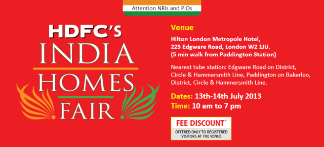 HDFC India Homes Fair London 2013