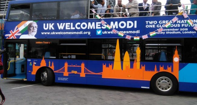 ‘Modi Express’ bus launched in London