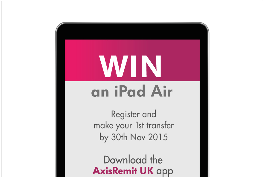 Black Friday Sale: Transfer Money through Axis Remit UK App and Win an iPad Air