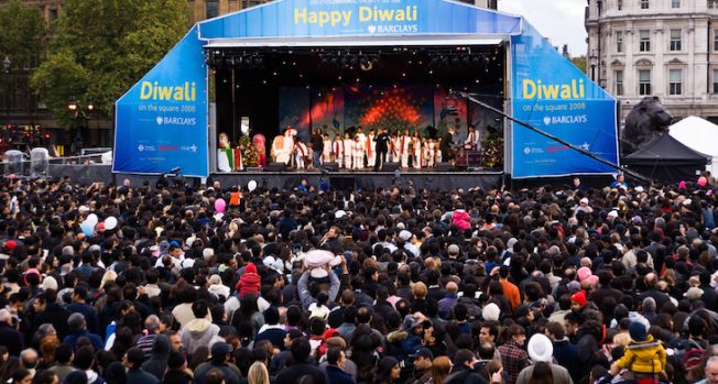 London celebrates Diwali at Trafalgar Square