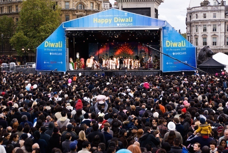 London celebrates Diwali at Trafalgar Square