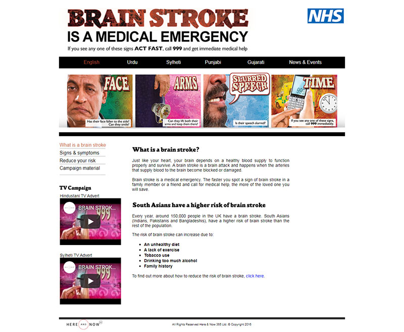 NHS-Brain-Stroke-Microsite