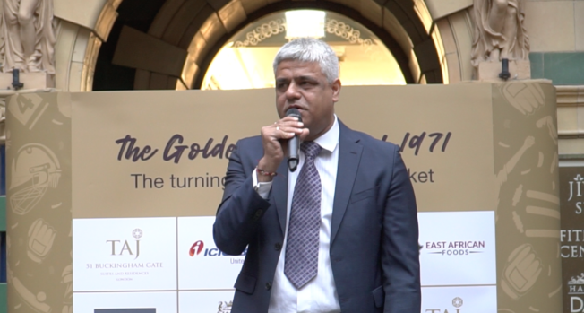 Manish Tiwari speaks at the Golden Jubilee event