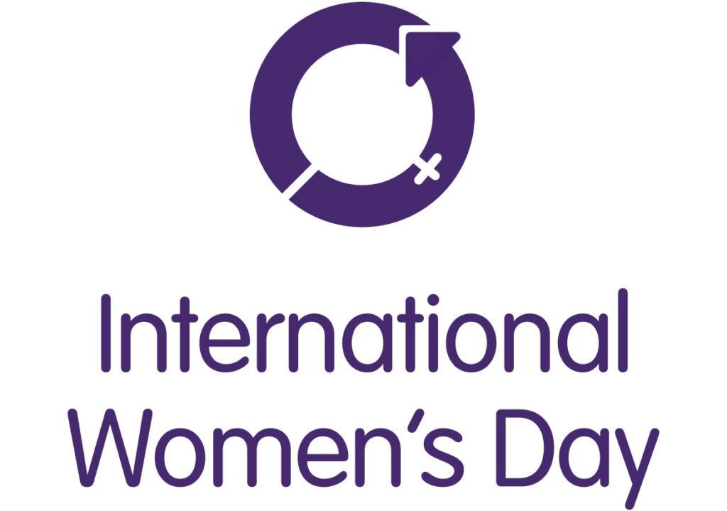 the international women's day logo