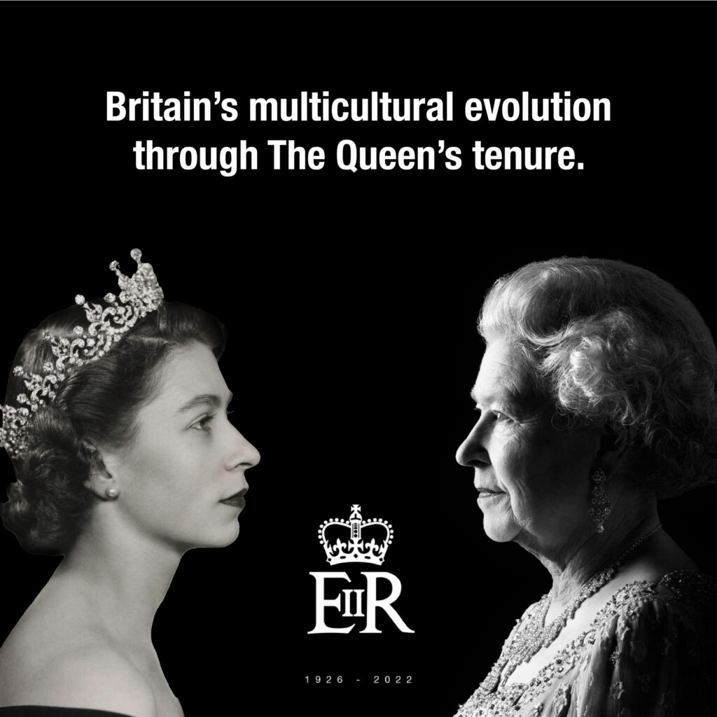 Britain’s Multicultural Evolution Through The Queen’s Tenure
